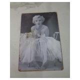 8" X 12" METAL SIGN - MARILYN