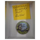 COLORIZED KENNEDY HALF DOLLAR