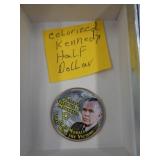 COLORIZED KENNEDY HALF DOLLAR