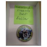 COLORIZED KENNEDY HALF