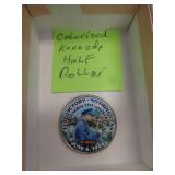 COLORIZED KENNEDY HALF