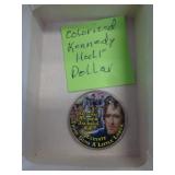 COLORIZED KENNEDY HALF