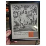 GALE SAYERS SIGNED PHOTO / NO COA / 9X12