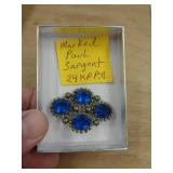 PAUL SARGENT 24KT PLATED PIN