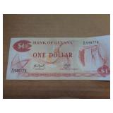 BANK NOTE - GUYANA 1 DOLLAR