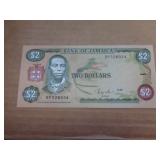 BANK NOTE - JAMAICA 2 DOLLARS