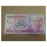 BANK NOTE - MEXICO 50 PESOS