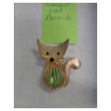 JOSEPH WARNER CAT BROOCH