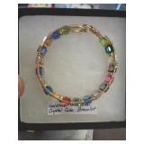 SWAROVSKI CRYSTAL CUBE BRACELET