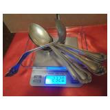 STERLING SILVER SPOONS & LADLE 232.0G