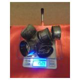 STERLING SILVER NAPKIN RINGS & ETC 152.4G