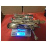 STERLING SILVER FLATWARE & ETC 290.9G