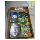 "EMPTY" XBOX CASES WITH BOOKS