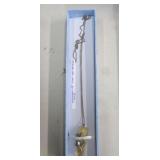 STERLING SILVER 20" GECKO NECKLACE