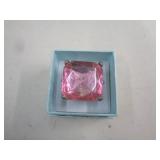 ADJUSTABLE PINK STONE RING