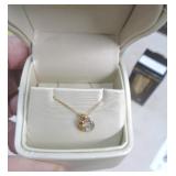 10KT GOLD "417" 16" NECKLACE