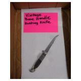 BONE HANDLE HUNTING KNIFE