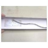 STERLING SILVER TENNIS BRACELET