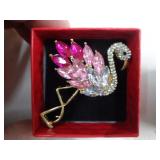 FLAMINGO BROOCH
