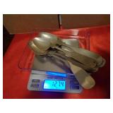 COIN SILVER SPOONS 90% SILVER 127.4G