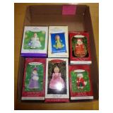 6 HALLMARK MADAME ALEXANDER ORNAMENTS