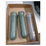 2 FULL & 1 EMPTY PAINTBALL CANISTERS