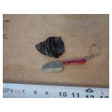 DAMASCUS STYLE NECKLACE KNIFE