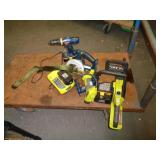 RYOBI TOOLS W BATTERY & CHARGER / WORKING