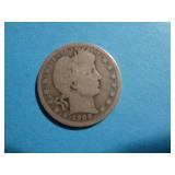 1909 BARBER QUARTER 90% SILVER