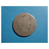 BARBER QUARTER (NO DATE) 90% SILVER