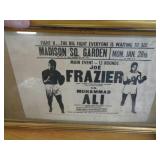 11"X17" FRAZIER & ALI POSTER FRAMED