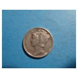 1942 MERCURY DIME 90%SILVER