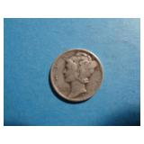 1942 MERCURY DIME 90%SILVER