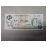 BANK NOTE GUYANA $5