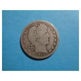 1916-D BARBER QUARTER 90% SILVER