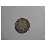 1908 BARBER DIME 90% SILVER