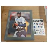 8X10 SIGNED & FRAMED PIC W CERT -KEN GRIFFEY JR.