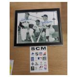 8X10 SIGNED & FRAMED PIC W CERT -