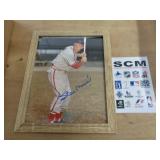 8X10 SIGNED & FRAMED PIC W CERT -STAN MUSIAL