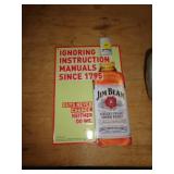 METAL JIM BEAM BAR SIGN