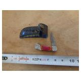 DAMASCUS STYLE LOCKBACK POCKETKNIFE