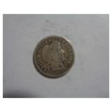 1913 BARBER DIME 90% SILVER