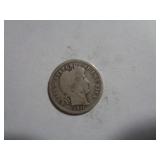 1911 BARBER DIME 90% SILVER