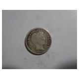 1908-D BARBER DIME 90% SILVER
