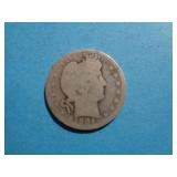 1904 BARBER QUARTER 90% SILVER