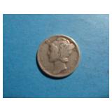 1942 MERCURY DIME 90%SILVER