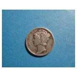 1942 MERCURY DIME 90%SILVER