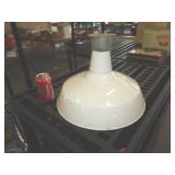 ENAMELED METAL INDUSTRIAL LIGHT SHADE