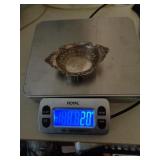 STERLING SILVER SUGAR CUBE BASKET 20 GRAMS