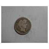 1911 BARBER DIME 90% SILVER
